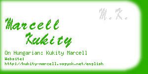 marcell kukity business card